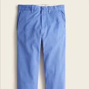 JCrew boys stretch chino in vintage peri size 7.